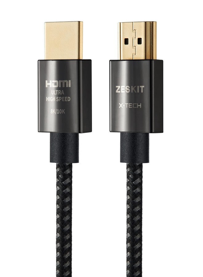 Zeskit X-Tech 48Gbps Ultra High Speed HDMI Cable 10ft, 8K60 4K120 144Hz eARC HDR HDCP 2.2 2.3 Compatible with Dolby Vision Apple TV 4K Roku Sony LG Samsung Xbox Series X RTX 3080 PS4 PS5 - Image 1
